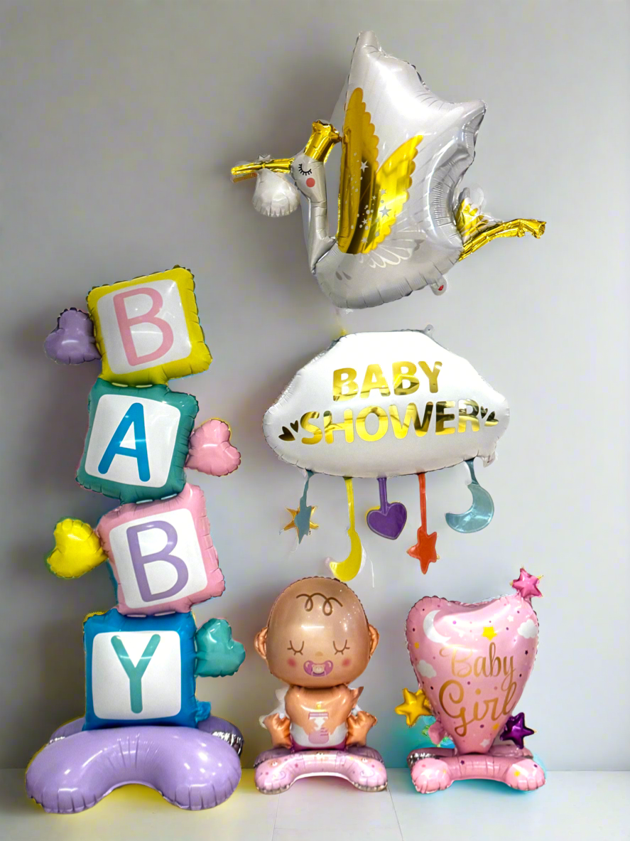 Baby Shower Balloon Display Set – Boy or Girl