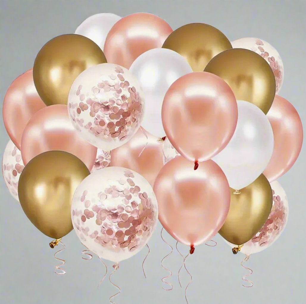 Balloon Bundle with Confetti (45 Pieces)