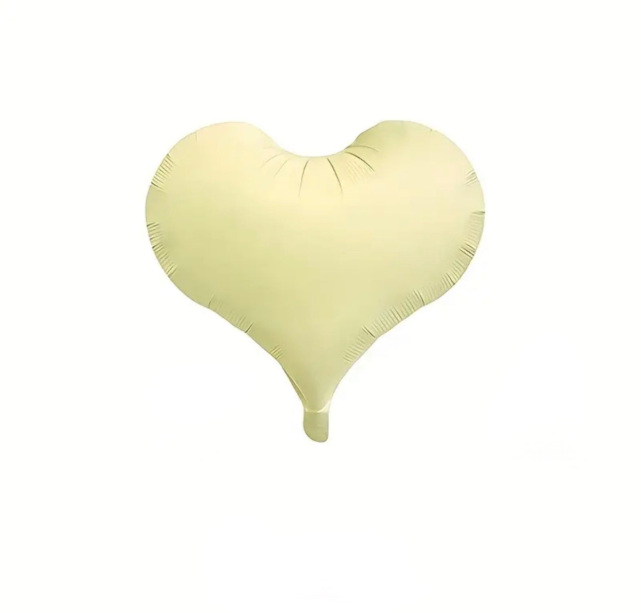 Pastel colour Heart Foil Balloon – Elegant and Unique for Any Celebration (1 piece)