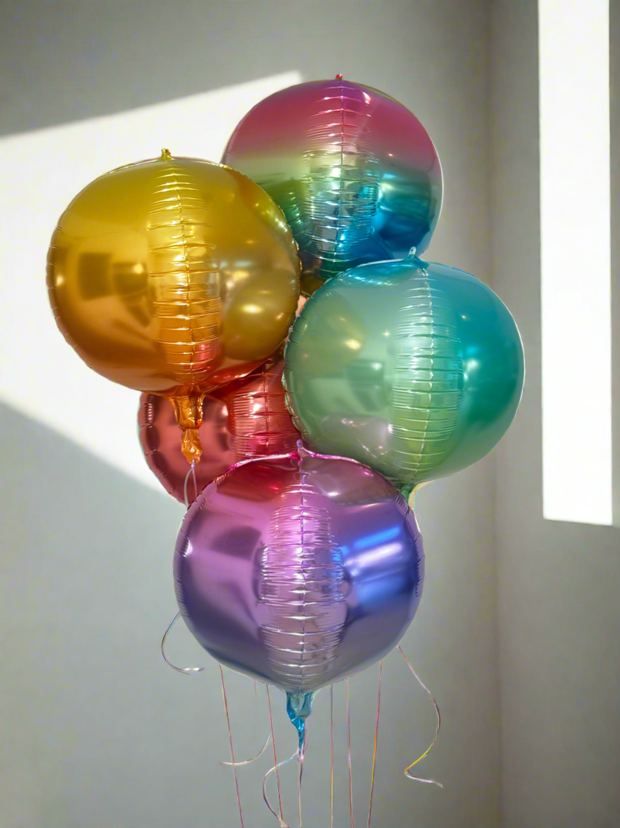 Radiant Metallic Balloon Collection (5 pieces)