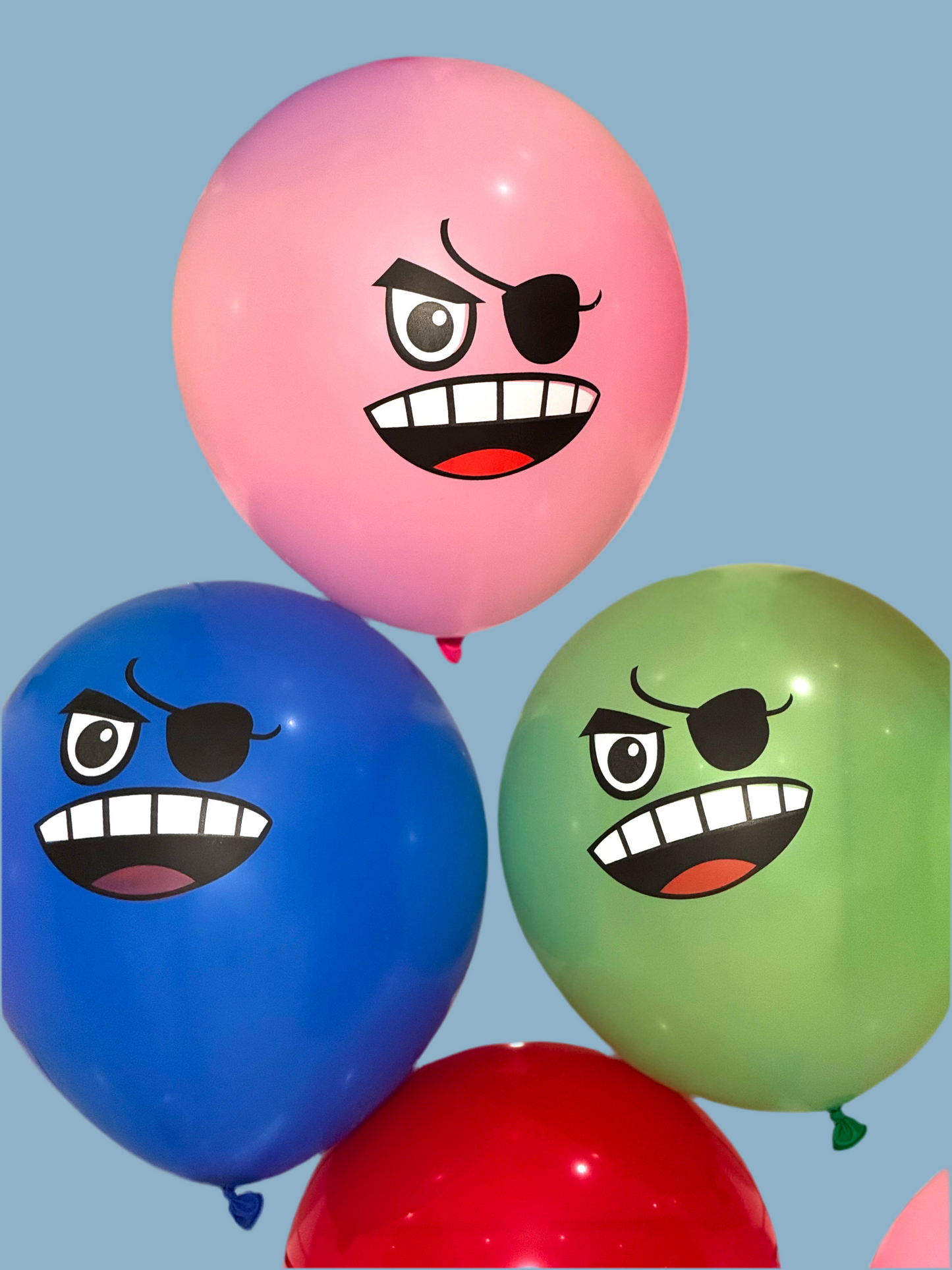 Funny Faces Balloons (20pcs, 12-inch)