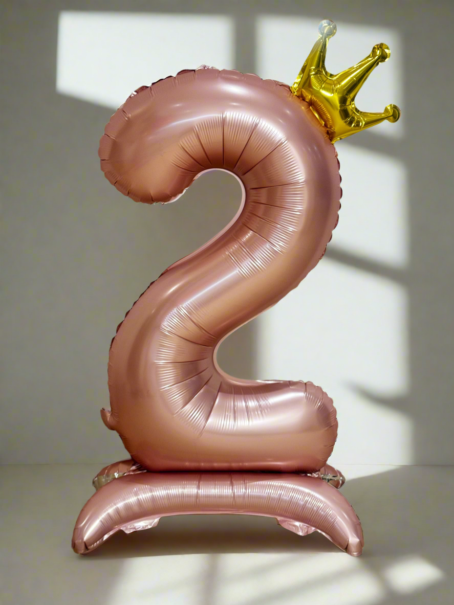 Giant Pink Foil Number Balloon 81cm