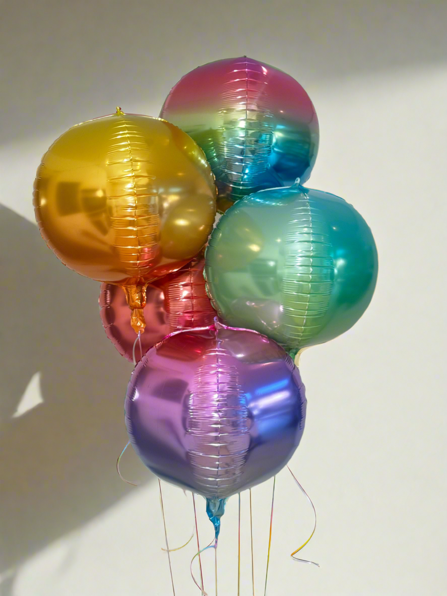 Radiant Metallic Balloon Collection (5 pieces)
