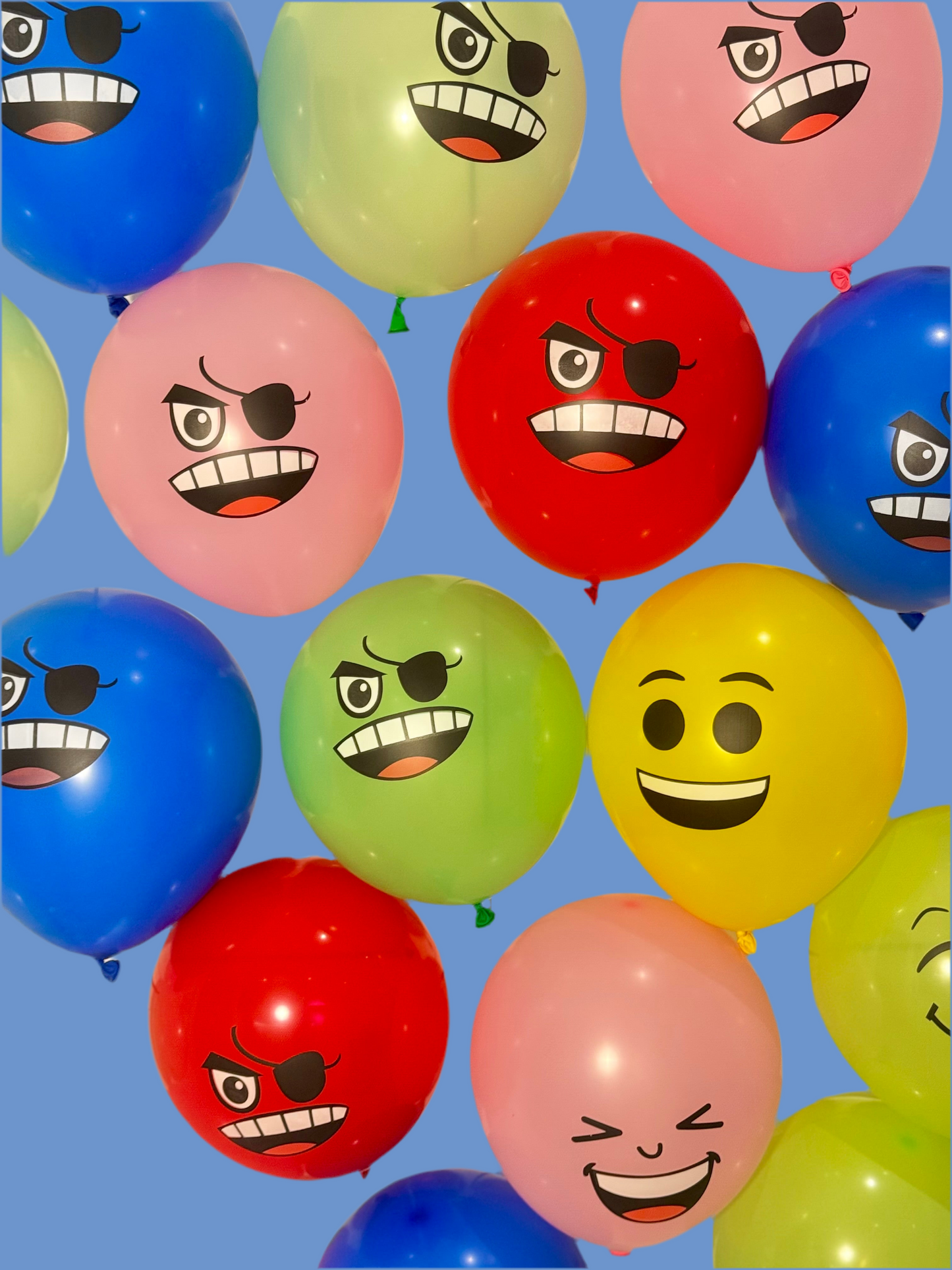Funny Faces Balloons (20pcs, 12-inch)