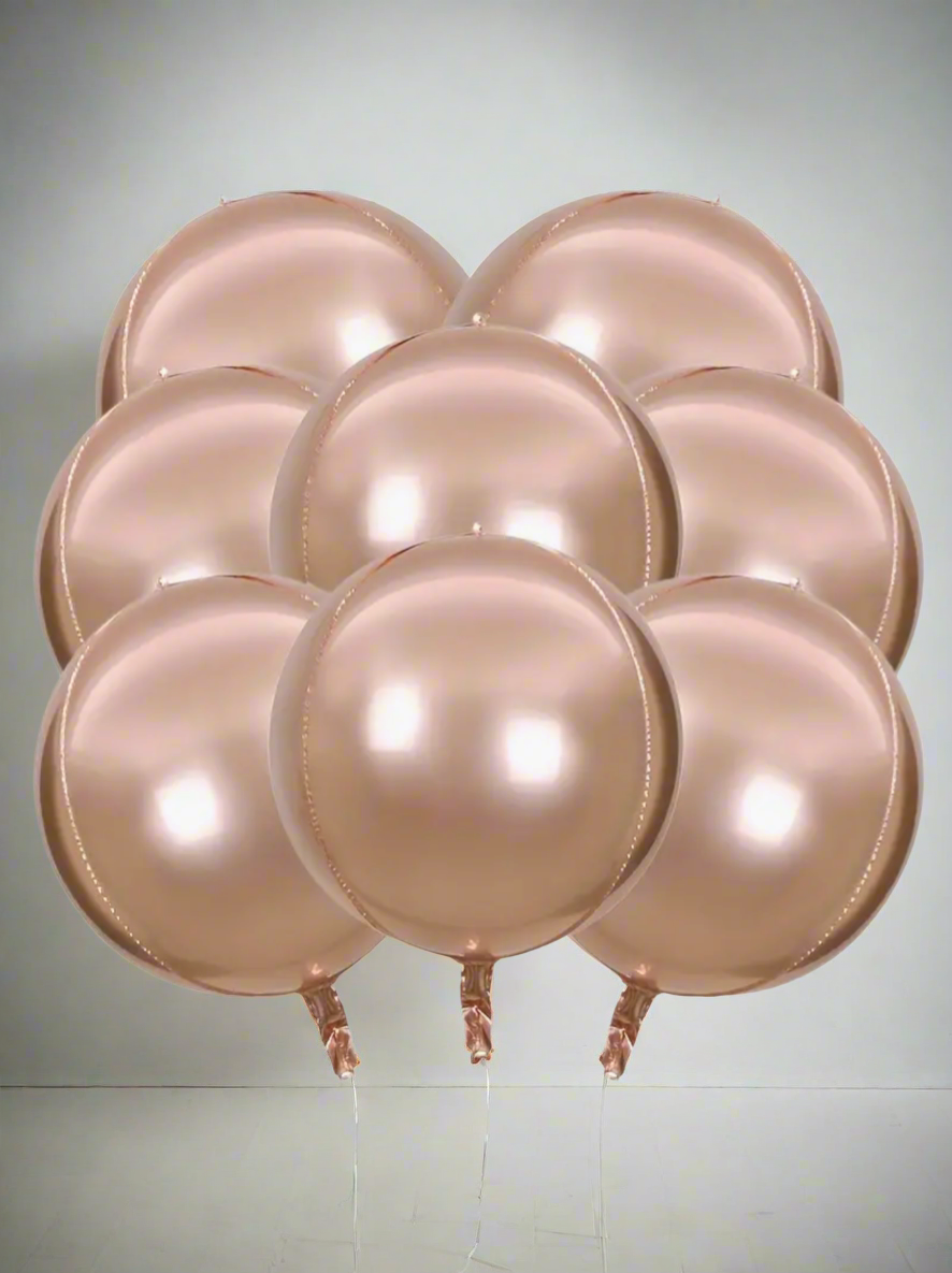 Large Luxurious Metallic Balloon Set of 7