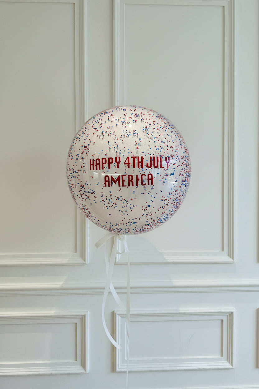 Happy 4th of July Balloon Bouquet | Personalised USA Independence Day Balloons