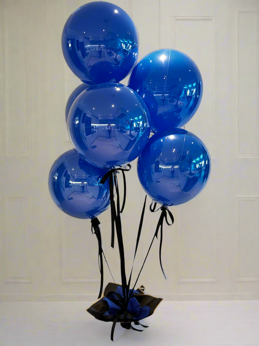 Royal Blue Elegance – set of 6