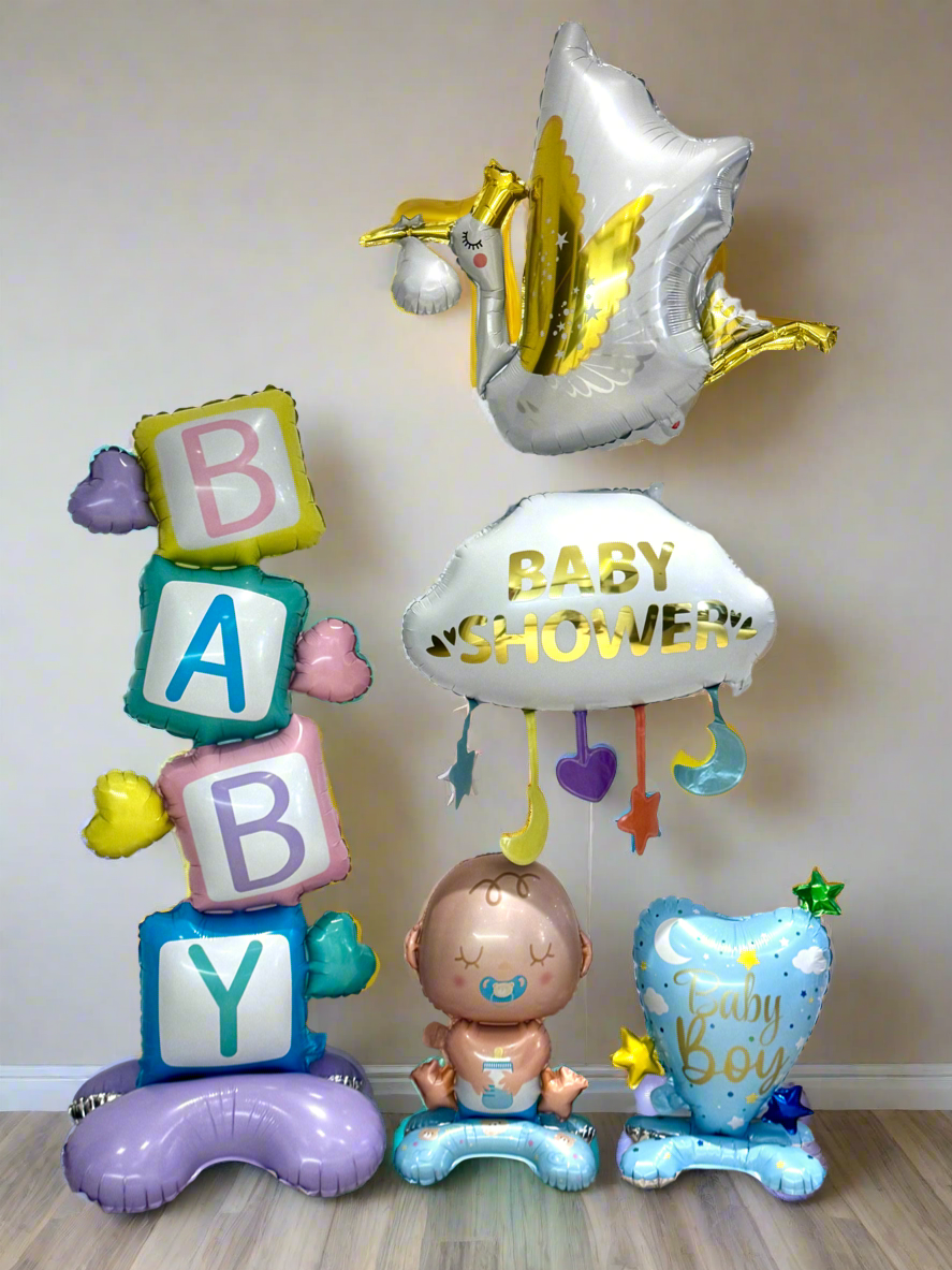 Baby Shower Balloon Display Set – Boy or Girl