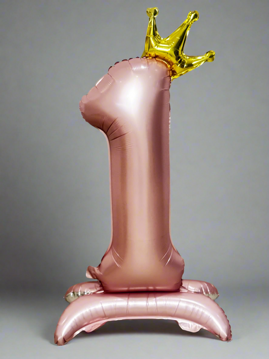 Giant Pink Foil Number Balloon 81cm