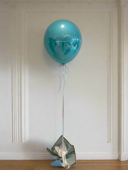 Tiffany Blue Personalised Balloon in a Box