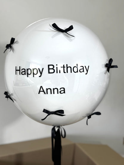 Happy Birthday Balloon with Bows