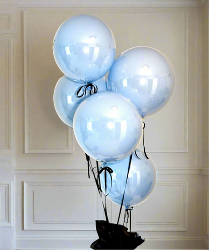 Richmond Lux Baby Blue Balloon Set – Set of 6