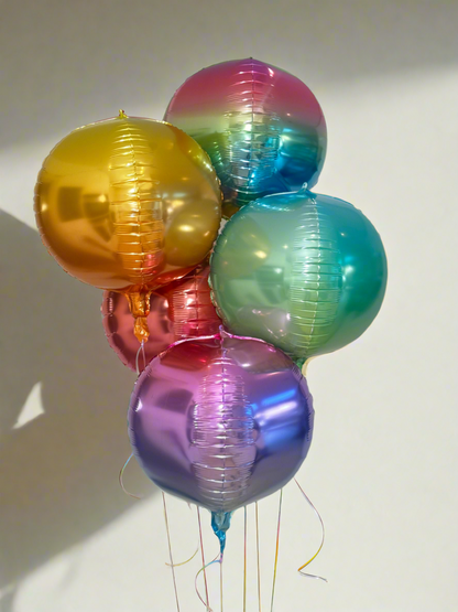 Radiant Metallic Balloon Collection (5 pieces)