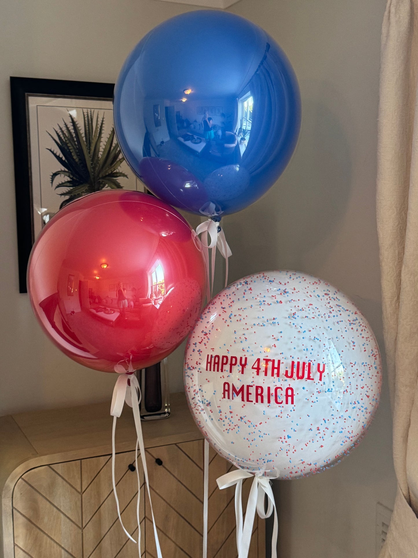 Happy 4th of July Balloon Bouquet | Personalised USA Independence Day Balloons