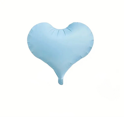 Pastel colour Heart Foil Balloon – Elegant and Unique for Any Celebration (1 piece)