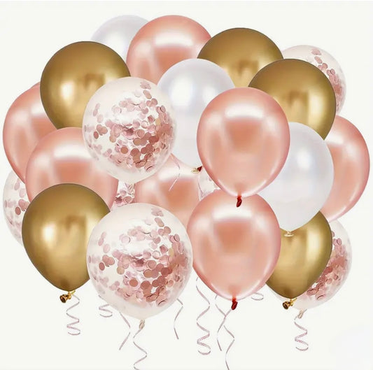 Balloon Bundle with Confetti (45 Pieces)