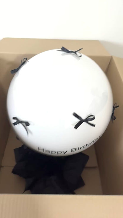 Happy Birthday Balloon with Bows