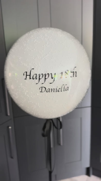 Pearl Luxe – Personalised Balloon in a Box