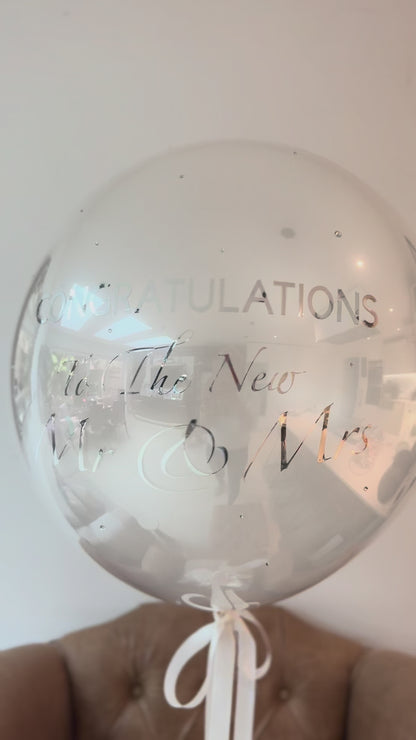 Congratulations to the New Mr & Mrs